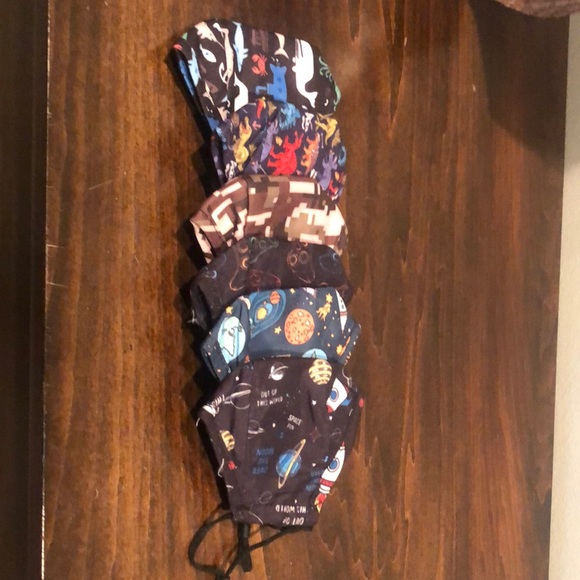 Boys face masks / 6 pieces - Picture 1 of 10
